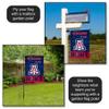 Arizona Wildcats Welcome To Our Home Double Sided Garden Yard Flag view 4