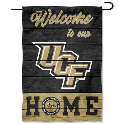 Central Florida Knights Welcome To Our Home Double Sided Garden Yard Flag