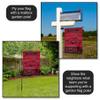 Arkansas Razorbacks Welcome To Our Home Double Sided Garden Yard Flag view 4
