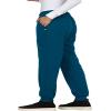 KOI Next Gen Good Vibe Women's 7-Pocket Stretch Jogger Caribbean Blue S view 2