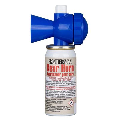 Frontiersman Bear Horn Sabre with Locking on/Off Feature 115dB Horn Compact 60- Second Bursts