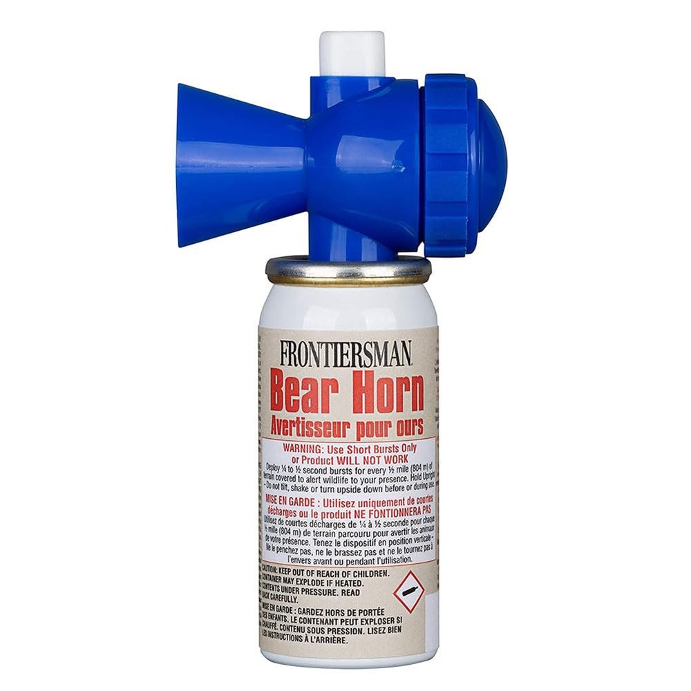 Frontiersman Bear Horn Sabre with Locking on/Off Feature 115dB Horn Compact 60- Second Bursts