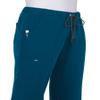 KOI Next Gen Everyday Hero Women's 5-Pocket Cargo Scrub Pants Caribbean Blue XX-Small Petite view 3