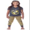 Harry Potter Big Girls' Hufflepuff House Crest Pajama Set-All Houses (7/8) view 1