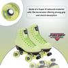 Boardwalk Outdoor Sure-Grip Roller Skating Wheels - Key Lime view 4