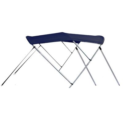 SBU Navy Blue Aluminum 3-Bow Bimini Top Compatible for Wellcraft 180 Classic I/O for Model Years 1987-1989