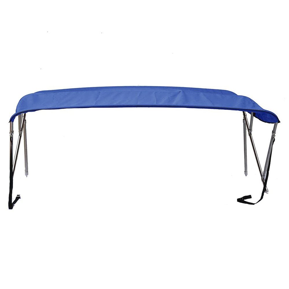 SBU Royal Blue Stainless Steel 3-Bow Bimini Top Compatible for Astro 18 FS for Model Years 1991