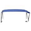SBU Royal Blue Stainless Steel 3-Bow Bimini Top Compatible for Stingray 20 CS Cruiser I/O for Model Years 1997-2007 view 1