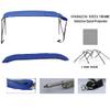 SBU Royal Blue Stainless Steel 3-Bow Bimini Top Compatible for Stingray 20 CS Cruiser I/O for Model Years 1997-2007 view 2