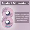 Sure-Grip Boardwalk Outdoor Roller Skating Wheels - Tea Berry view 3