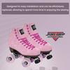 Sure-Grip Boardwalk Outdoor Roller Skating Wheels - Tea Berry view 4