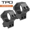 TPO 3/8" Dovetail Scope Rings Medium Profile 30mm Scope Mount for 11mm Dovetail Rail Airsoft Accessories (1.14" Height Rings) AG30-M114 view 2