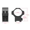 TPO 3/8" Dovetail Scope Rings Medium Profile 30mm Scope Mount for 11mm Dovetail Rail Airsoft Accessories (1.14" Height Rings) AG30-M114 view 3