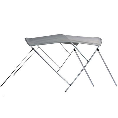 SBU Light Grey Aluminum 3-Bow Bimini Top Compatible for Cobra Viper 230 for Model Years 2005-2016