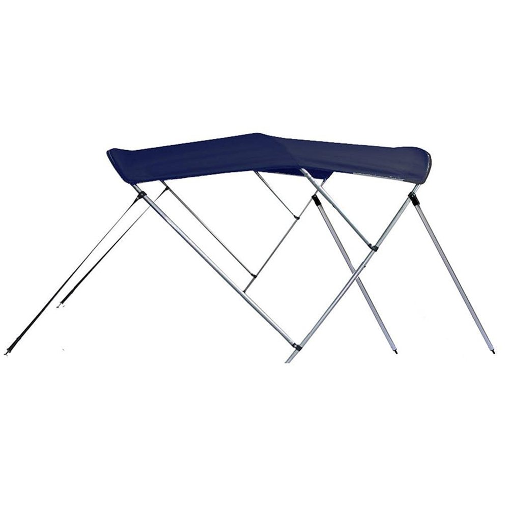 SBU Navy Blue Aluminum 3-Bow Bimini Top Compatible for Bayliner 2152 Capri Classic for Model Years 2001