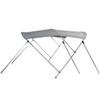 SBU Light Grey Aluminum 3-Bow Bimini Top Compatible for Baja Sport 164 O/B for Model Years 1984-1988 view 1