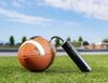 AirSilo Fast Electric Ball Pump with LED Pressure Gauge (Max 15PSI) for Football, Basketball, Volleyball, Rugby, Soccer, Swimming Ring etc. with Needles. view 3