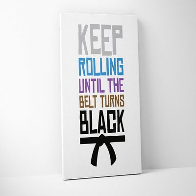Damdekoli Keep Rolling Poster - V2 (18 x 24 Inches - Canvas)