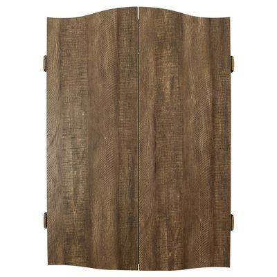 DMI Sports MI Sports Brown CricketPro Dartboard Cabinet | Designed for Arachnid 15.5 CricketPro 900, 800, 750, 650 Electronic Dartboards | Does Not Include Dartboard