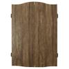 DMI Sports MI Sports Brown CricketPro Dartboard Cabinet | Designed for Arachnid 15.5 CricketPro 900, 800, 750, 650 Electronic Dartboards | Does Not Include Dartboard view 1