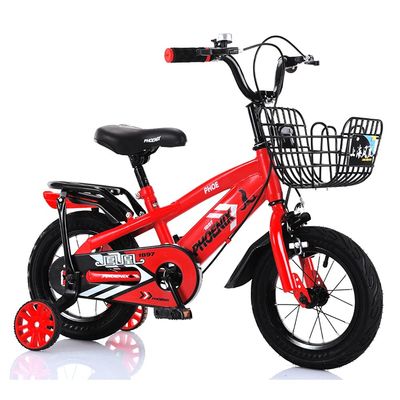 FUFU Sports Kids Mountain Balance Bike 12-18 Inch Classic Edition Perfect for 2-13 Years Old Boys Bicycle with Brakes (Color : Red, Size : 12in)