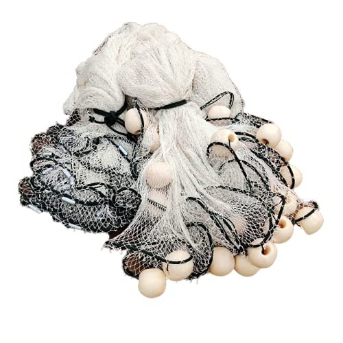 Nylon Hand Made Durable Fish Pond Net - Mesh Size 1.18 inch, Height 6.5-16.4FT, Length 32.8FT