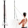 Brebebe Multi Point Wall Anchor Strap for Resistance Bands Exercises, Door Anchor Strap Loops with 5 Metal D-rings, Wall Anchor Tracks Home Gym Fitness System, Simple & Effective (No Resistance Bands) view 1