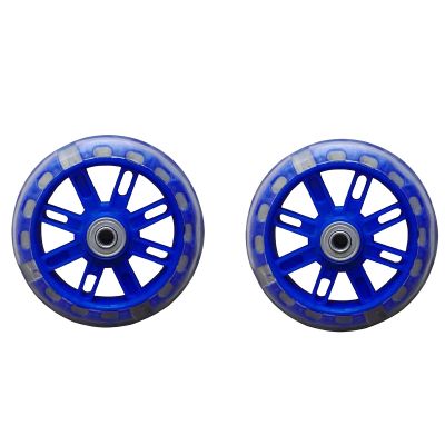 FUFU Children's Bicycle Bicycle Training Wheel Adjustable Stabilizer, Suitable for 12 14 16 18 20 Inch Children's Bicycles (Color : Blue, Size : 18in)