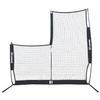 Champion Sports Rhino Flex Reversible Baseball Protective L Screen Pitching Net with Carry Bag,Black view 2