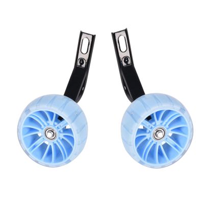 FUFU Bike Stabilizers Support Wheels Bike Steel Frame for 12 14 16 18 20 Inch Kids Riding Safety Equipment (Color : Blue, Size : 14in)