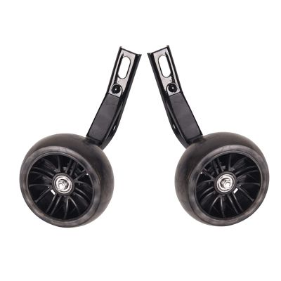 FUFU Bike Stabilizers Support Wheels Bike Steel Frame for 12 14 16 18 20 Inch Kids Riding Safety Equipment (Color : Black, Size : 14in)