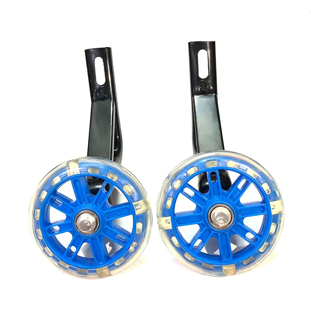 FUFU Children's Bicycle Auxiliary Wheel Universal 12-20 Inch Children's Bicycle Protective Gear Balance Wheel (Color : Blue, Size : 12in)