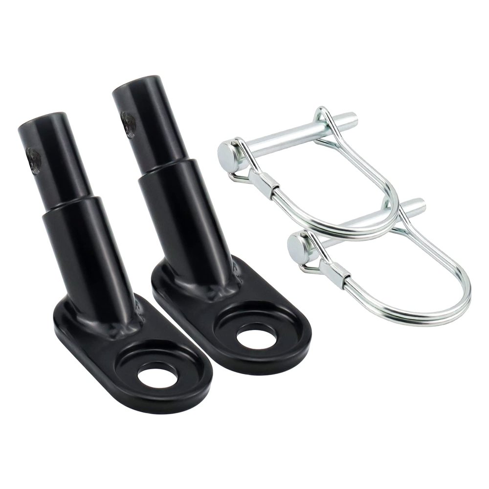 Bike Trailer Hitch Connector Coupler Bicycle Adapter for Children's Trailers,Cargo and Pet Bicycle Trailers,Black Adapter Accessories (2Packs) by Cenipar