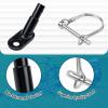 Bike Trailer Hitch Connector Coupler Bicycle Adapter for Children's Trailers,Cargo and Pet Bicycle Trailers,Black Adapter Accessories (2Packs) by Cenipar view 3