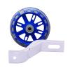 FUFU Bicycle Training Wheel Flashing Silent Heavy-Duty Rear Wheel with Stabilizer 1 Pair (Color : Blue, Size : 18in) view 1