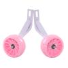 FUFU Training Wheels Flash Mute Wheel Bicycle Stabiliser Mounted Kit Compatible for Bikes of 12 14 16 18 20 Inch (Color : Pink, Size : 14in) view 1