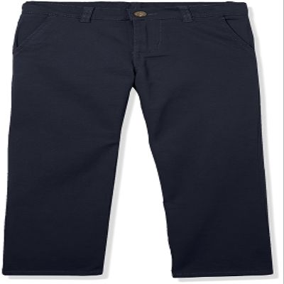Izod Boys School Uniform Flat Front Twill Pants, Navy, 10 Husky