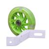 FUFU Bicycle Training Wheel Flashing Silent Heavy-Duty Rear Wheel with Stabilizer 1 Pair (Color : Green, Size : 16in) view 1