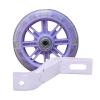 FUFU Bicycle Training Wheel Flashing Silent Heavy-Duty Rear Wheel with Stabilizer 1 Pair (Color : Purple, Size : 16in) view 1
