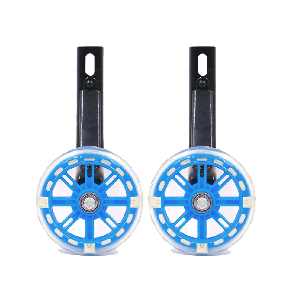 FUFU 12-20 Inch Children's Bicycle Training Wheel Training Replacement Stable Wheel Balance Flashing Wheel (Color : Blue, Size : 16in)