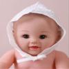 Alvivi Newborn Baby Girls Lace Bonnet Cap Hat with Ribbon Breathable Ruffled Summer Sun Hat Photo Props Rape Blossoms 2-3 Years view 2