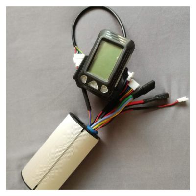 24v 36v 48v Folding Scooter Controller Accessories Carbon Fiber Scooter Controller Brake Accelerator LCD Unit DaJiKan (Color : Controller and24vLCD)