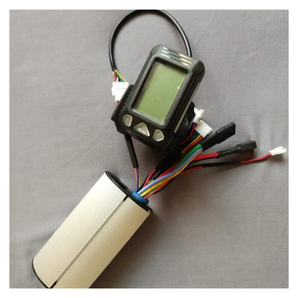 24v 36v 48v Folding Scooter Controller Accessories Carbon Fiber Scooter Controller Brake Accelerator LCD Unit DaJiKan (Color : Controller and36vLCD)