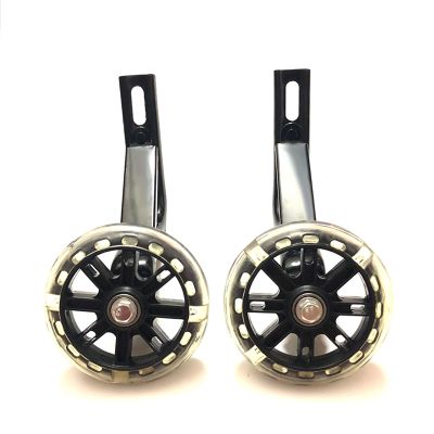 FUFU 12/14/16/18/20 Inch Bicycle Training Wheels for Kids Bike Stabilizers Support Wheels for Bicycle (Color : Black, Size : 18in)