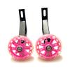 FUFU Children's Bicycle Auxiliary Wheel Universal 12-20 Inch Children's Bicycle Protective Gear Balance Wheel (Color : Pink, Size : 12in) view 1