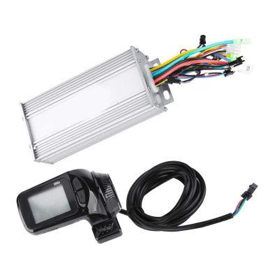 24/36/48/60V 350/450/500/1000W Electric Bike Brushless Controller LCD Display Panel Thumb Throttle Electric Bicycle Scooter Controller DaJiKan (Color : 60V 500W)