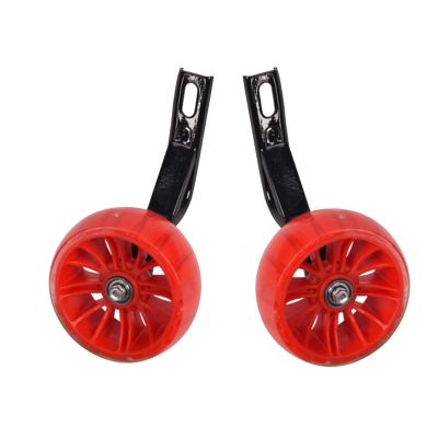 FUFU Bike Stabilizers Support Wheels Bike Steel Frame for 12 14 16 18 20 Inch Kids Riding Safety Equipment (Color : Red, Size : 12in)