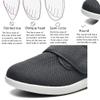 GSFY Women's Diabetic Shoes Wide Width Edema Shoes Breathable Memory Foam Lightweight Walking Sneakers for Elderly Swollen Feet Grey view 4