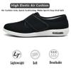 GSFY Women's Diabetic Shoes Wide Width Edema Shoes Breathable Memory Foam Lightweight Walking Sneakers for Elderly Swollen Feet Black view 2