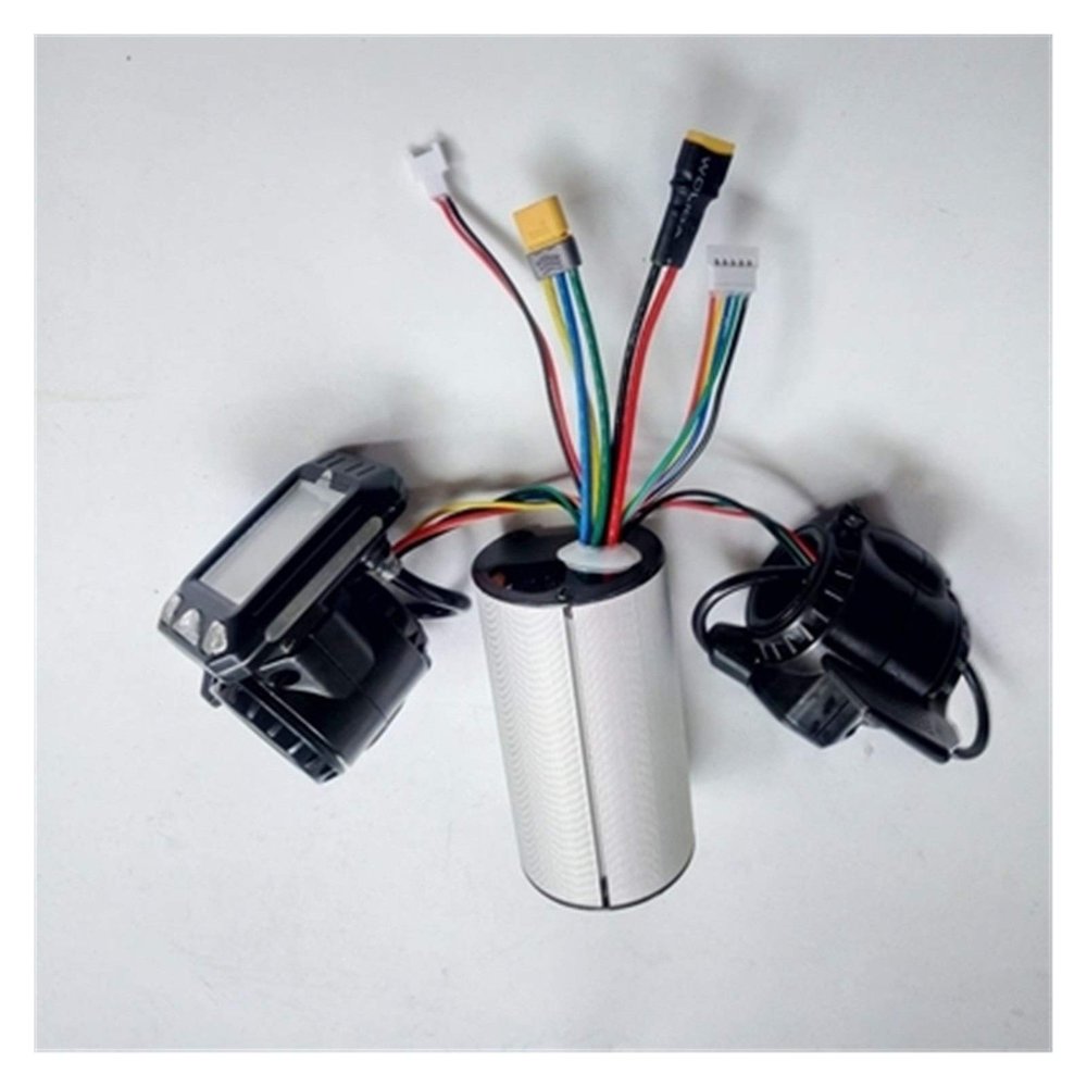 24v 36v 48v Folding Scooter Controller Accessories Carbon Fiber Scooter Controller Brake Accelerator LCD Unit DaJiKan (Color : 36v Unit kit)